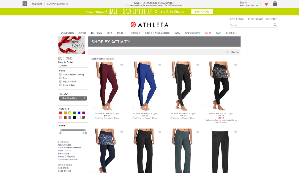 Pants and Bottoms Shop by Activity Athleta