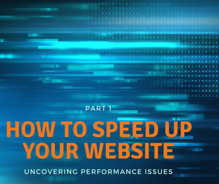 How to speed up your website – Part I: Uncovering performance issues