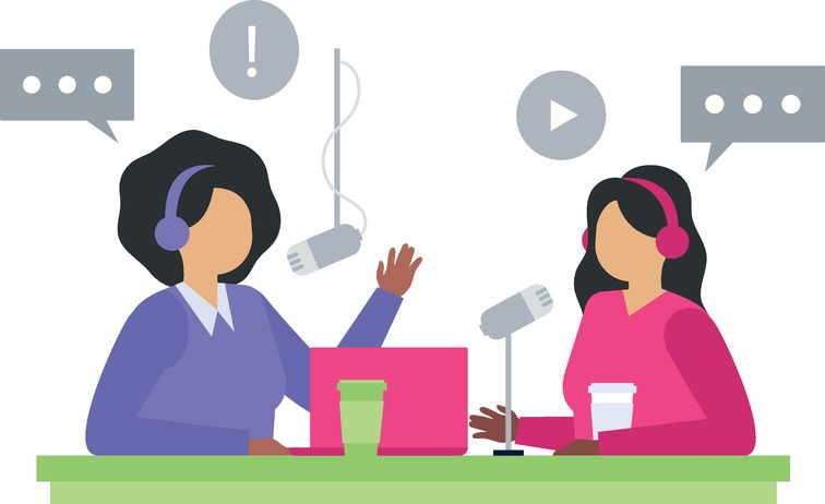 When content fails: 4 Content strategy lessons for product leaders from a year and a half of podcasting 6 The girls are talking in the podcast.