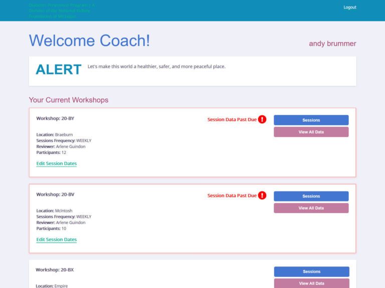 Health data management portal: Streamlining data submission and program tracking 10 Health data management portal: Streamlining data submission and program tracking