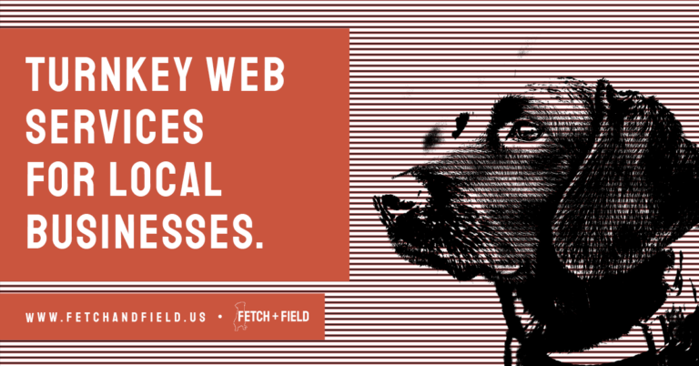 Designing and building a turnkey website 9 graphic text says turnkey web services for local businesses