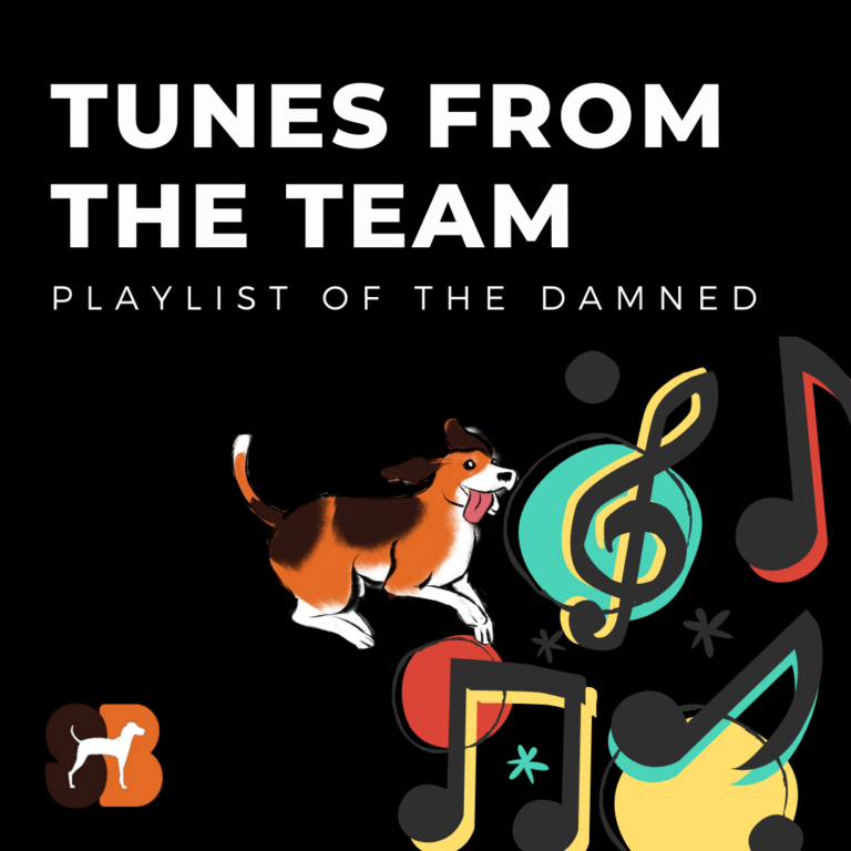 tunes from the team graphic playlist of the damned