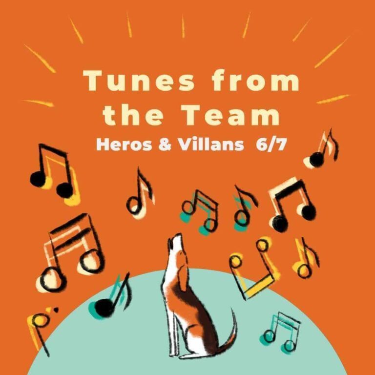 Tunes From the Team: Heroes and Villains 7 graphic for tunes from the team: heroes