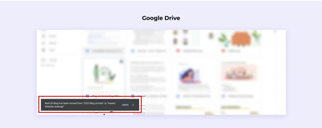 highlight of google drive banner