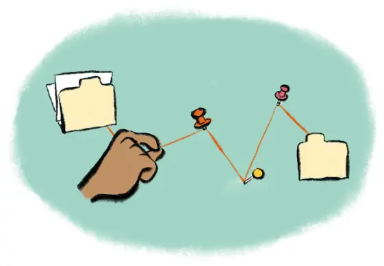 B2B integration software user research: Optimizing user workflows for seamless integration 1 illustration shows paper airplanes flying at folder as concept for B2B integration software research
