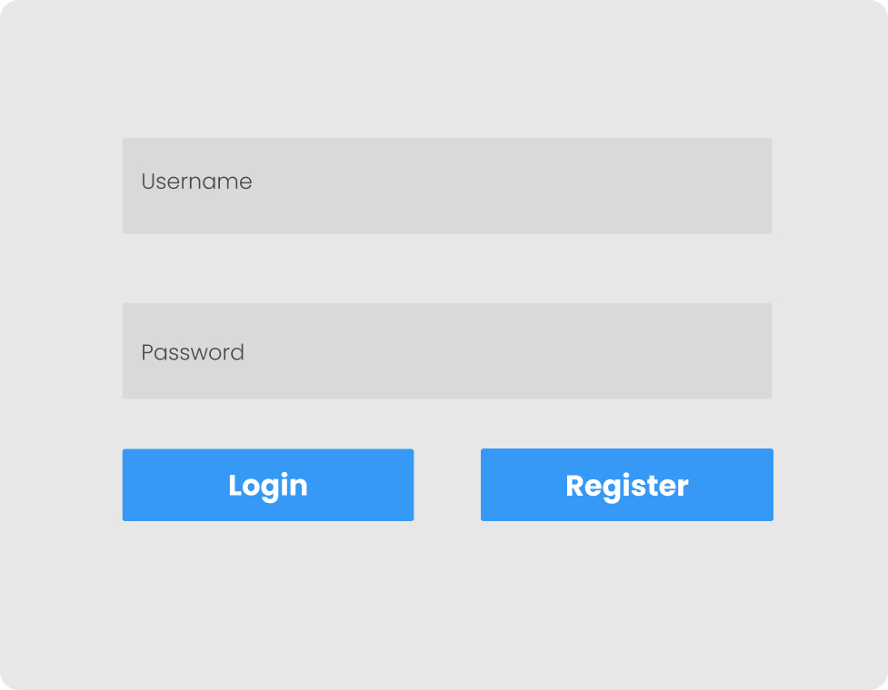 recreation of a login form