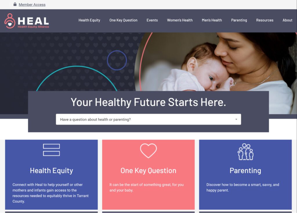 HEAL - Health Equity Alliance -- website home