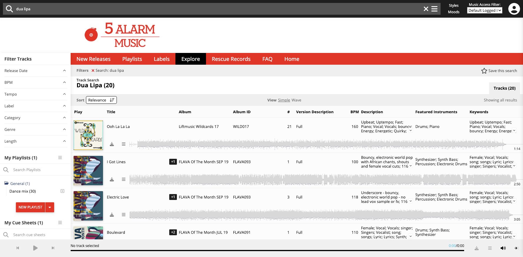 5 alarm before screen as example of B2B SaaS work