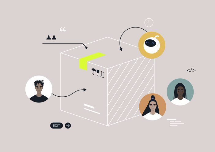 The best way to implement AI in SaaS products 4 A teamwork organizational scheme to implement AI in SaaS products