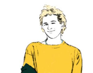 illustration of Luke Brummer