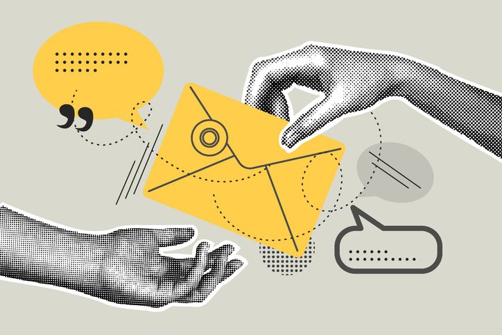 Email authentication best practices for 2025 1 Illustration of e-mail marketing vector illustration for email authentication best practices article